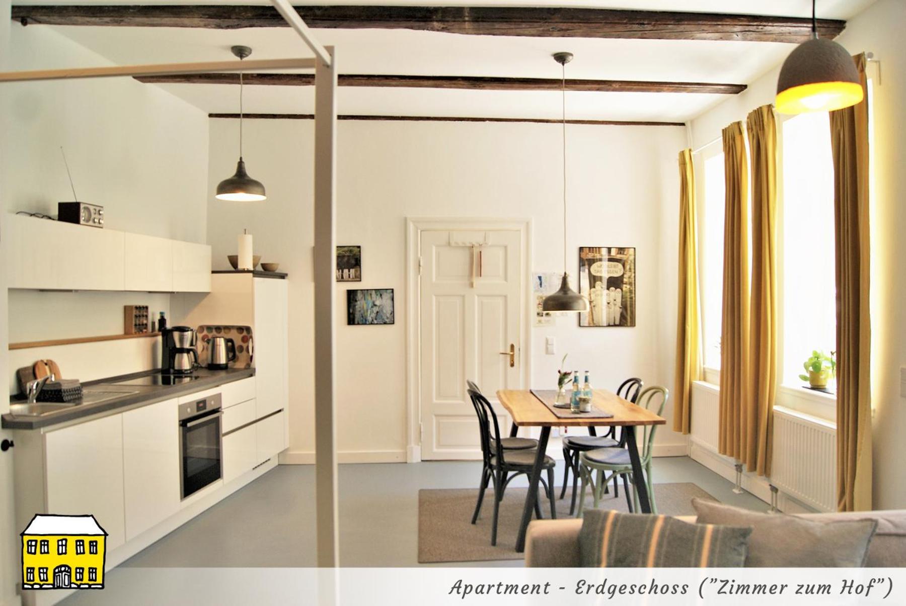 Das Gelbe Haus - Drei Besondere Ferienwohnungen Flensburg Bilik gambar